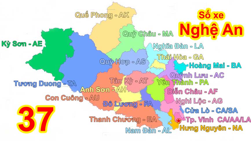 Biển số xe 37 ở đâu? Giải mã chi tiết mã số vùng và những điều cần biết 2 biển số xe 37 ở đâu - Hình 2
