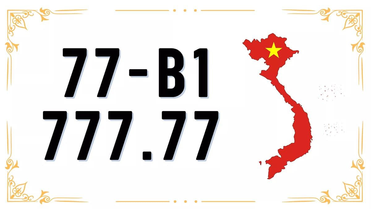 Biển số xe 77 ở đâu? Giải mã tỉnh thành và những điều cần biết 3 biển số xe 77 ở đâu - Hình 3