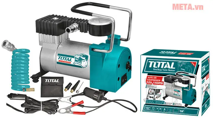 Máy Bơm Hơi Ô Tô Total Ttac1401 Dùng Trong Xe Ô Tô