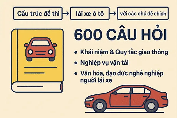 Cấu Trúc Đề Thi Và Nội Dung Lý Thuyết Lái Xe Ô Tô