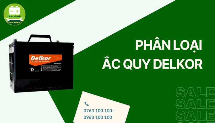 Phân Loại Ắc Quy Delkor