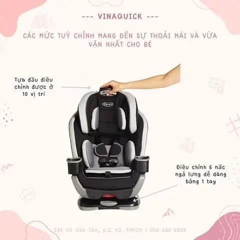 Ghế Ngồi Ô Tô Graco Extend2fit
