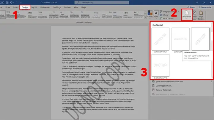 Cách Chèn Logo Chìm Vào Word
