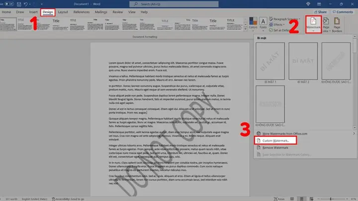 Chèn Logo Chìm, Watermark Do Bạn Tự Thiết Kế