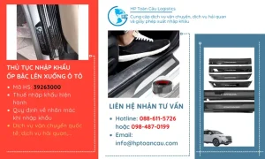 Thủ Tục Nhập Khẩu Ốp Bậc Lên Xuống Ô Tô Năm 2025