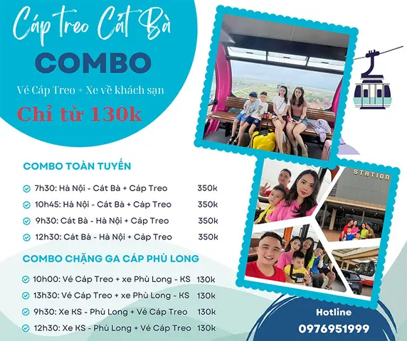 Lịch Chạy Cáp Treo Cát Bà