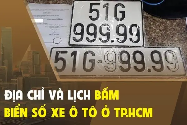 Muốn Bấm Biển Số Xe Ô Tô Ở Tp.hcm Thì Phải Tới Đâu?