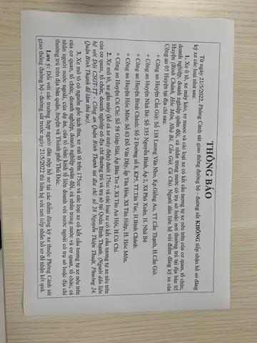 Äiá»m Ääng Ký, Cáº¥p Biá»n Sá» Xe Ô Tô Huyá»n Cáº§n Giá»