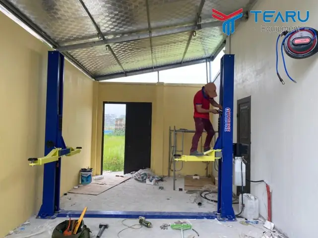 Cách Vận Hành Cầu Nâng 2 Trụ Chuyên Dụng