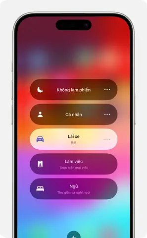 Bật Hoặc Tắt Chế Độ Tập Trung Lái Xe