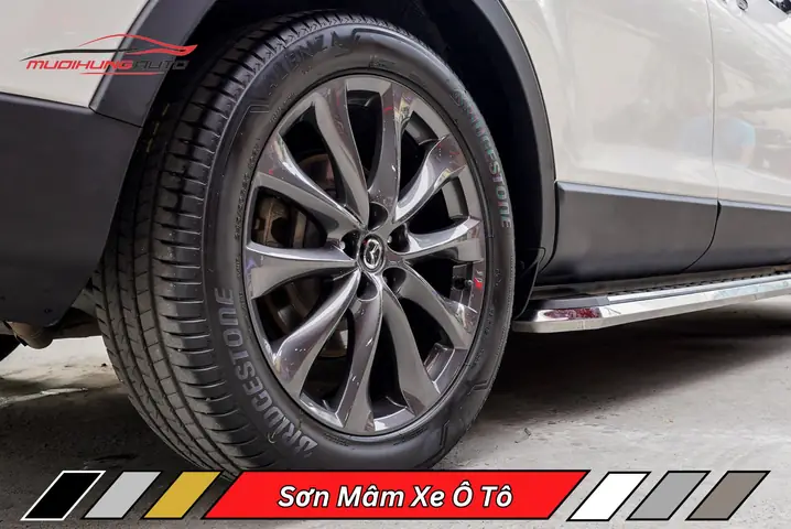 Sơn Mâm Ô Tô Theo Màu Sắc Mong Muốn Của Chủ Xe