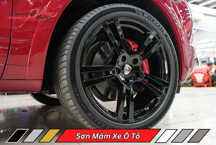 Sơn Đen Mâm Xe Ô Tô
