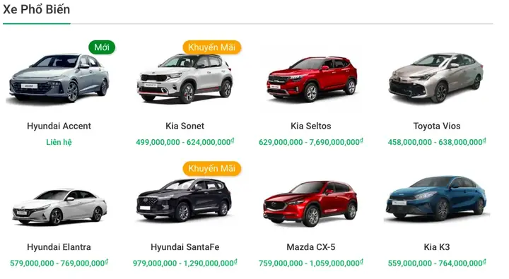 Bảng Giá Xe Ô Tô Cũ Năm 2012? Cập Nhật Chi Tiết