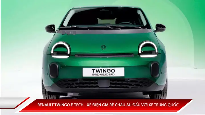 Renault Twingo E-tech - Xe Điện Giá Rẻ Châu Âu Đấu Với Xe Trung Quốc