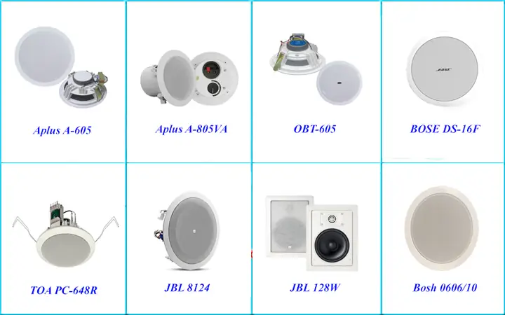 Loa Lắp Đặt Cho Hệ Thống Âm Thanh Showroom Ôtô, Salon Ôtô, Xe Máy