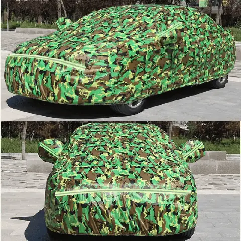 Bạt Phủ Ô Tô Rằn Ri Vải Dù 3 Lớp