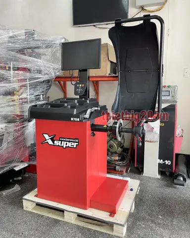 Máy Cân Bằng Lốp Ô Tô B708, Sonar Đo Bề Rộng Lốp