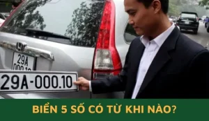 Biển 5 Số Có Từ Năm Nào?
