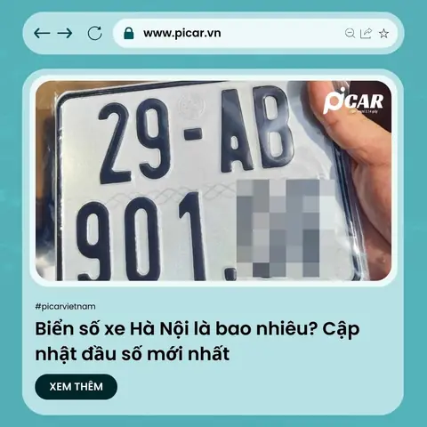 Biển Số Xe Hà Nội Mới Nhất