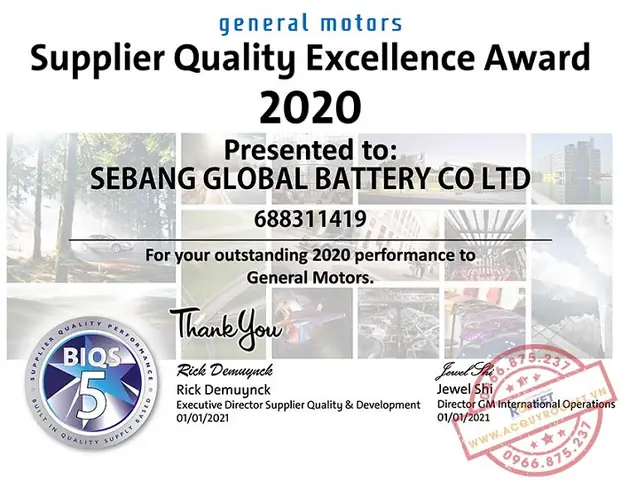 Rocket Battery Nhà Cung Cấp Ắc Quy Hàng Đầu Cho General Motors Tại Đức 2020