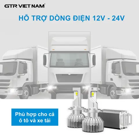 Hỗ Trợ Dòng Điện 12v - 24v Tương Thích Với Tất Cả Các Dòng Xe