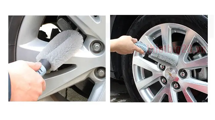 Bàn Chải Cọ Rửa Vành La-zăng, Cọ Mâm Xe Ô Tô Gdt03