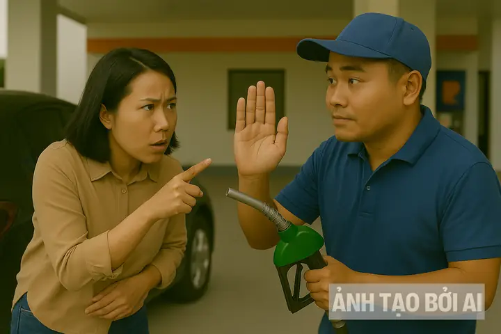 Ai Là Người Mở Nắp Bình Xăng?