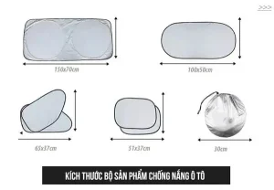 Thông Số Sản Phẩm Bộ Tấm Chắn Nắng: