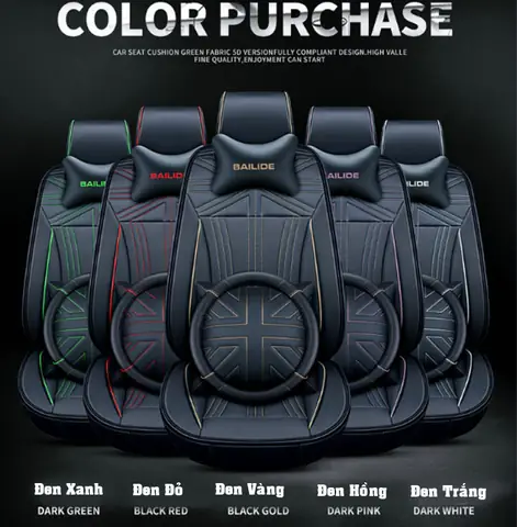 Bộ Áo Ghế Xe Ô Tô 5 Chỗ