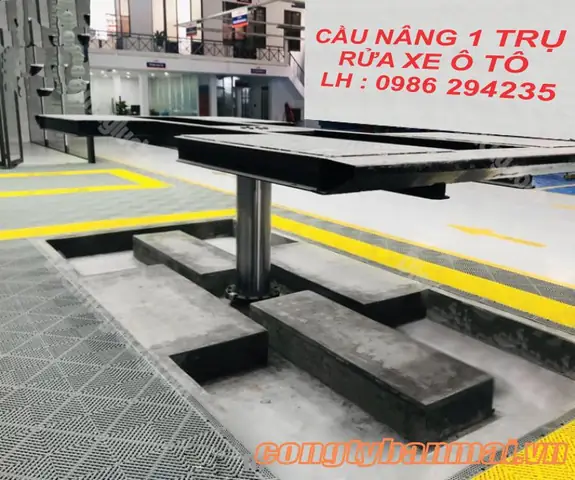 Cầu Nâng Rửa Xe Ô Tô Ấn Độchuyên Cho Rửa Xe Ô Tô Du Lịch ( Kiểubàn Nâng 4 Cánh- Âm Nền Lắp Chìm )