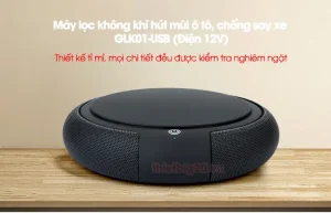 Máy Lọc Không Khí Hút Mùi Ô Tô, Chống Say Xe Glk01-usb (điện 12v)