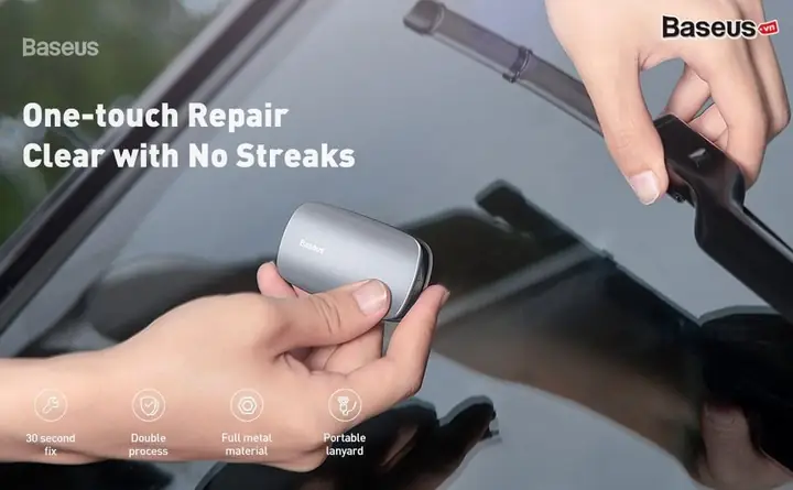 Hình Ảnh Chi Tiết Dụng Cụ Mài, Sửa Chữa Gạc Nước Mưa Cho Xe Hơi Baseus Rain Wing Wiper Repairer