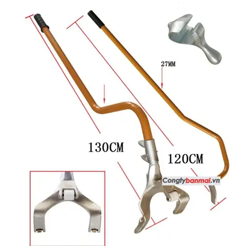 Dụng Cụ Tháo Lốp Không Săm Cho Xe Tải (lơ Via Ra Vào Lốp, Bộ Móc Tháo Lắp Lốp, Bộ Cào Vỏ Không Săm Xe Tải Bằng Tay )tj-0101 & Tj-0102: Hiệu Quả Và Tiện Lợi