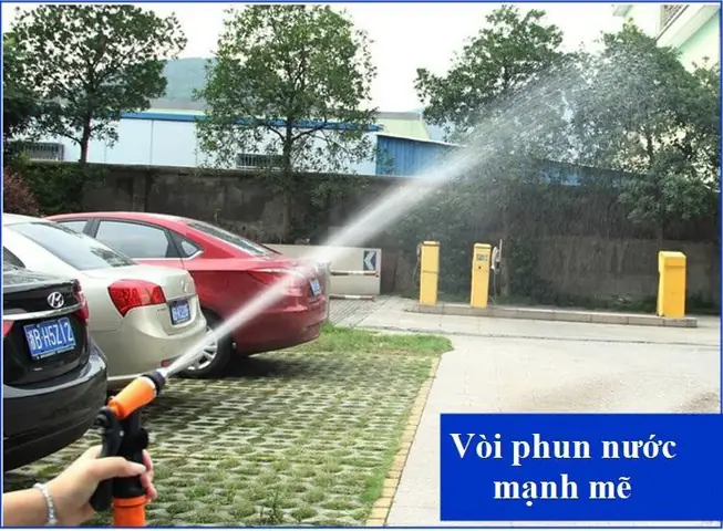 Bộ Rửa Xe Ô Tô Xe Máy 12v