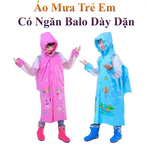 Áo Mưa Bít Vải Da Cá 1m4 Siêu Bền Không Xẻ Tà Đường May Chắc Chắn