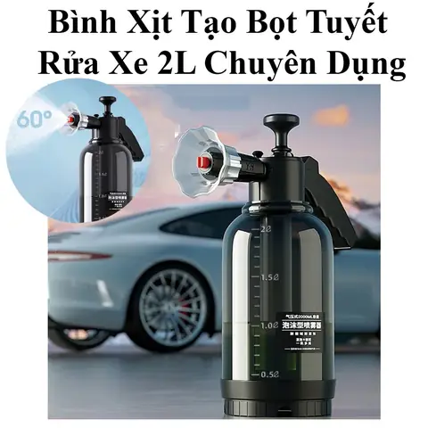 Bình Tạo Bọt Tuyết Rửa Xe 1l Chuyên Dụng
