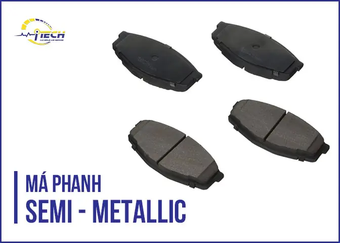 Má Phanh Bán Kim Loại (semi – Metallic) Là Gì?