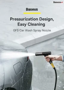 Hình Ảnh Chi Tiết Bộ Vòi Tăng Áp Xịt Rửa Xe Ô Tô Baseus Gf5 Car Wash Spray Nozzle