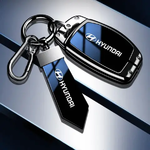 Ốp Kim Loại Bọc Chìa Khoá Ô Tô Hyundai Sang Trọng