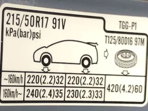 Cách Xác Định Áp Suất Lốp Tiêu Chuẩn