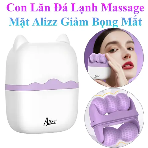 Con Lăn Đá Lạnh Massage Mặt Alizz Giảm Bọng Mắt Và Thu Nhỏ Lỗ Chân Lông