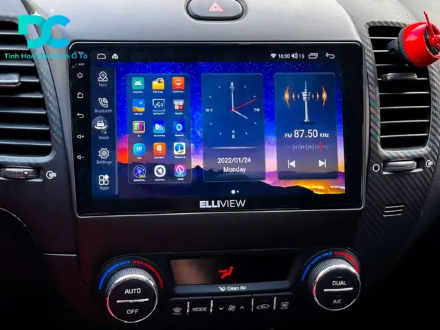 1. Các Cách Hiển Thị Đồng Hồ Và Lịch Trên Màn Hình Ô Tô