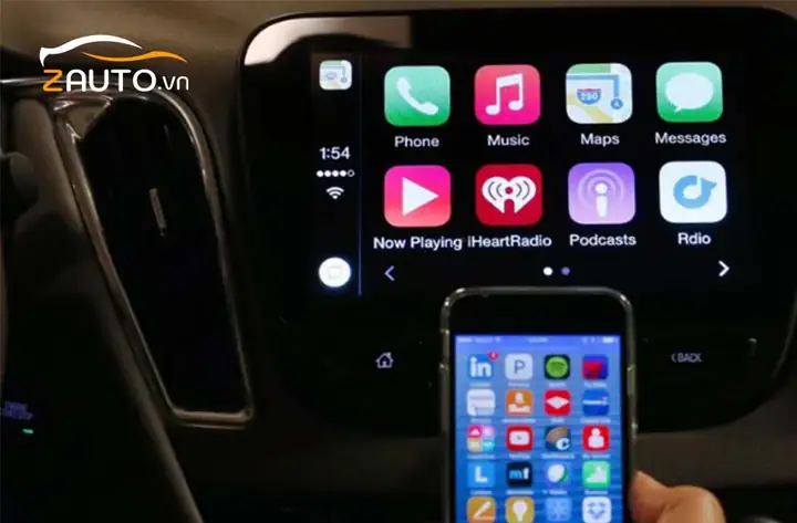 Bước 3: Kết Nối Điện Thoại Với Màn Hình Ô Tô