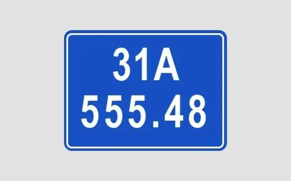 Biển Số Xe Màu Xanh