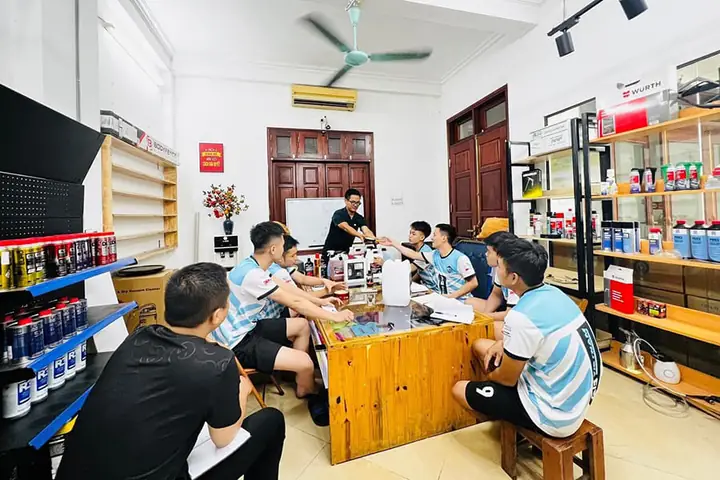 Một Số Hình Ảnh Khóa Học Chăm Sóc Xe