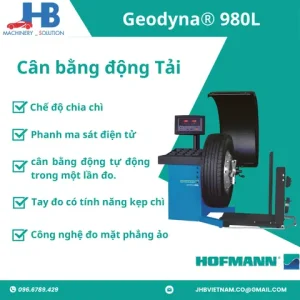 Máy Cân Bằng Bánh Xe Hofmann Geodyna® 980l - Giải Pháp Hoàn Hảo Cho Xe Tải, Xe Bus