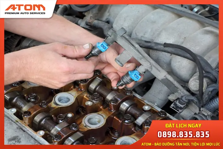 Vệ Sinh Kim Phun Và Hệ Thống Bôi Trơn