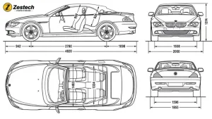 Kích Thước Xe 4 Chỗ Tổng Thể