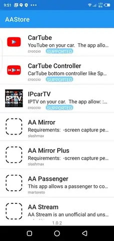 Cách 2: Android Auto Và 2 Phần Mềm Cartube, Car Stream