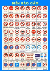 Biển Báo Cấm Là Biển Biểu Thị Các Điều Cấm Mà Người Tham Gia Giao Thông Không Được Vi Phạm.